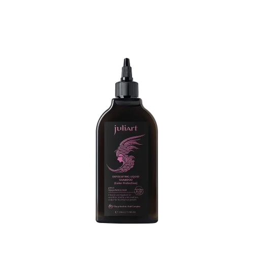 JuliArt Exfoliating Liquid Shampoo Color Protection 220 ml - obrazek 1